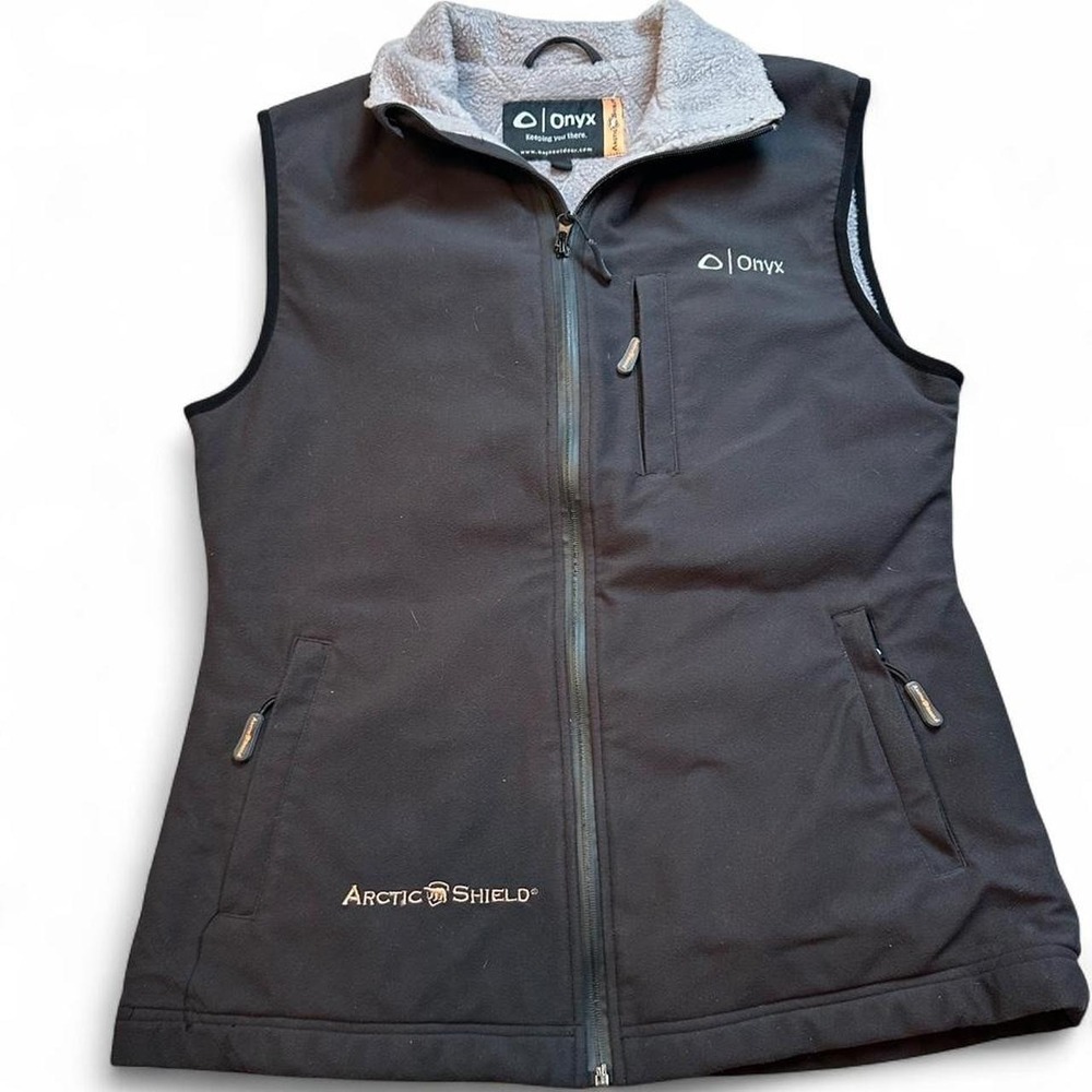 Arctic Shield Onyx‎ black fleece lined outdoor filet size medium